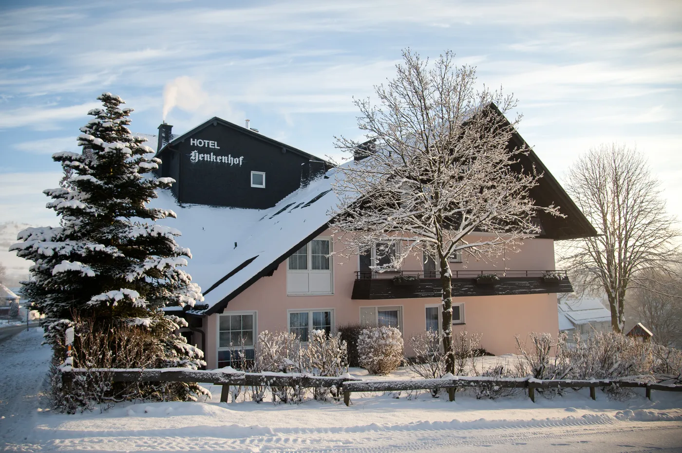 Der Henkenhof im Schnee